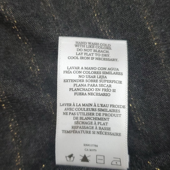 Rails Sami Charcoal Bronze Stripe top size L - Picture 11 of 11